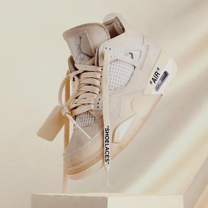 Beige Khaki Air Jordan 4 x Off-White™️