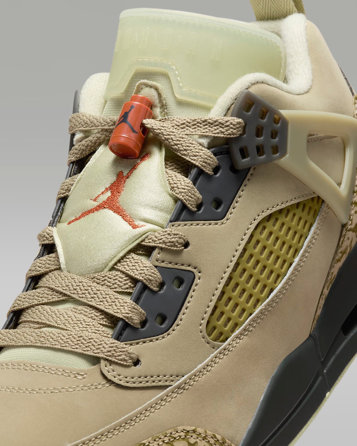 Neutral Olive Nike Air Jordan Spizike Low Sneakers