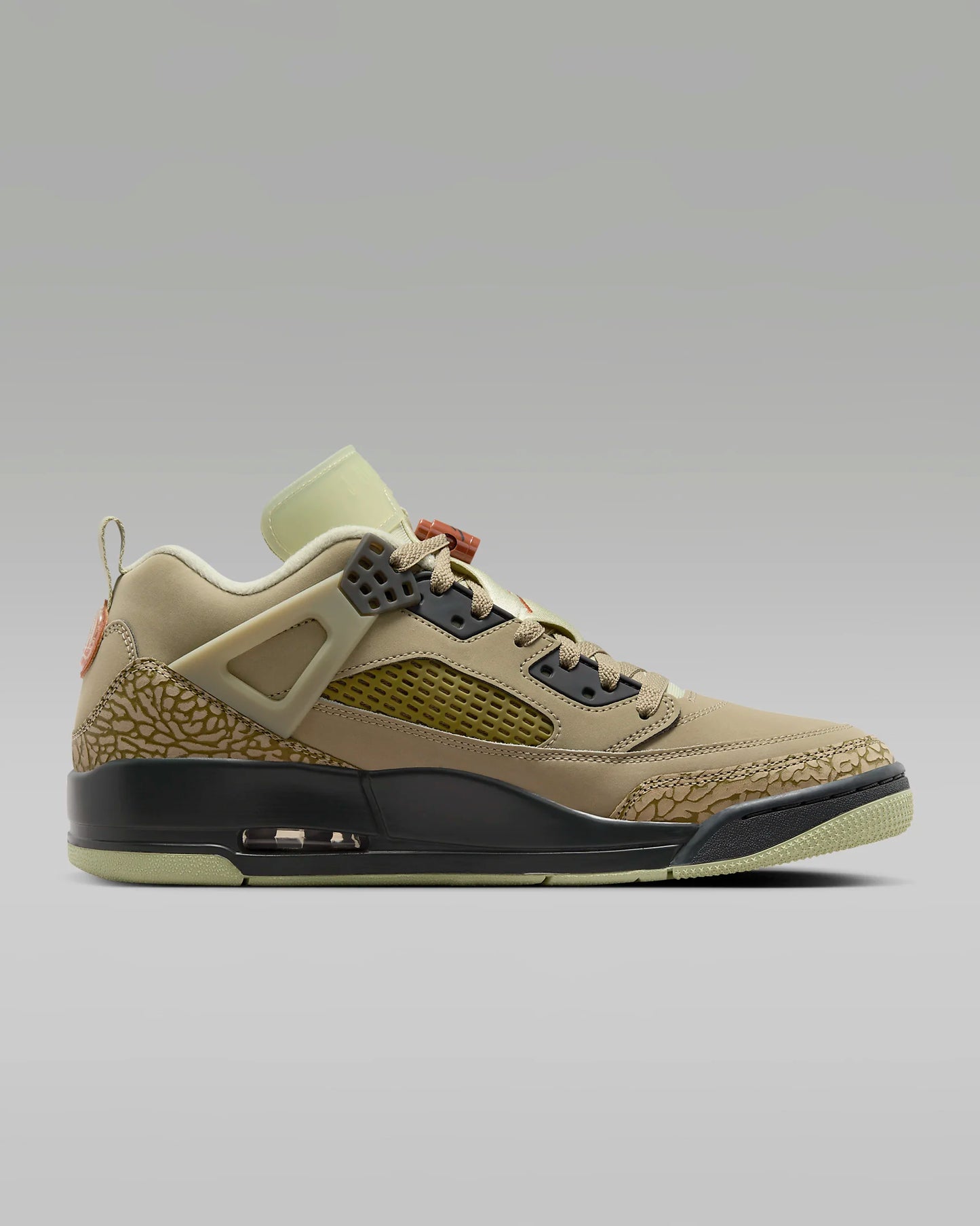 Neutral Olive Nike Air Jordan Spizike Low Sneakers