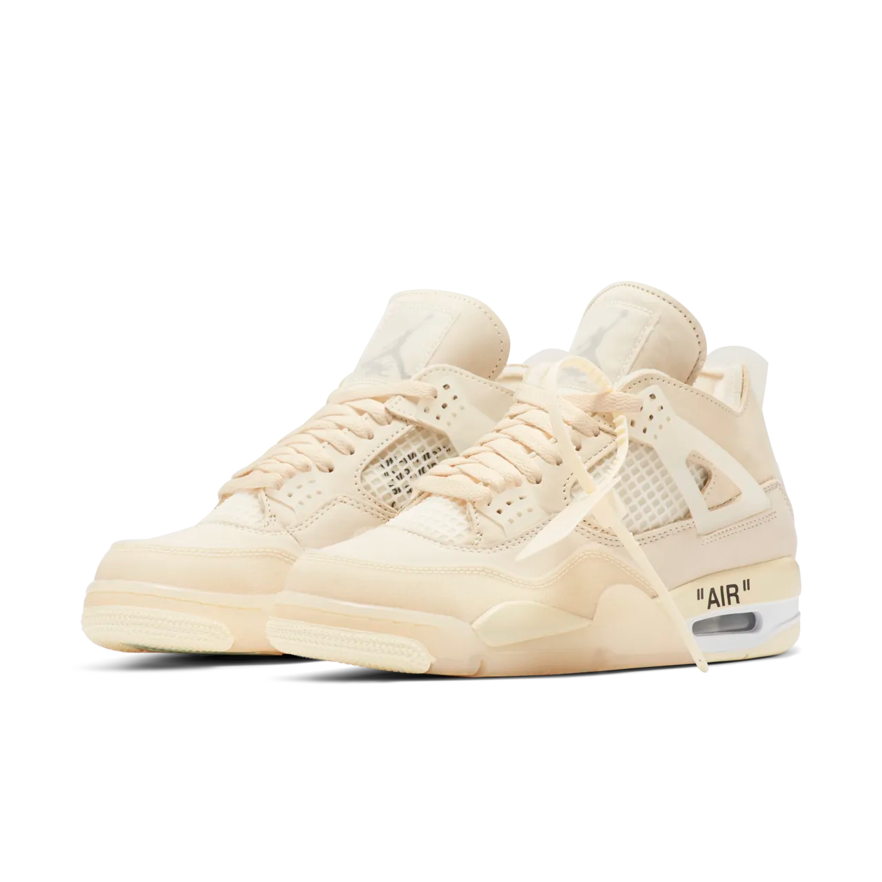 Beige Khaki Air Jordan 4 x Off-White™️