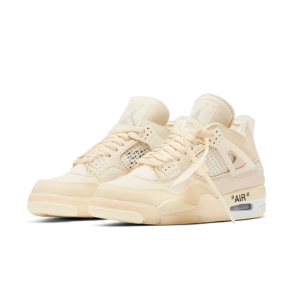 Beige Khaki Air Jordan 4 x Off-White™️