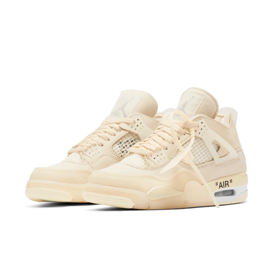 Beige Khaki Air Jordan 4 x Off-White™️